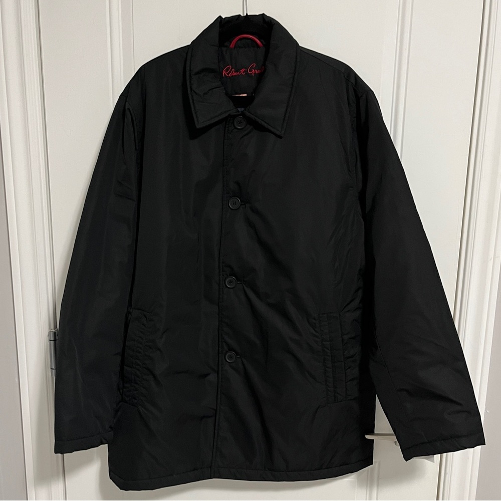 NWT - Robert Graham Men's Lightly Padded Car Coat - Size XL